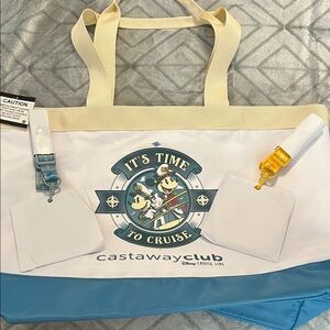 Disney Blue and Cream Shoulder Bag